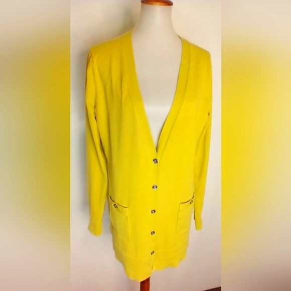 ADRIENNE VITTADINI SILK BLEND CARDIGAN - Picture 1 of 9